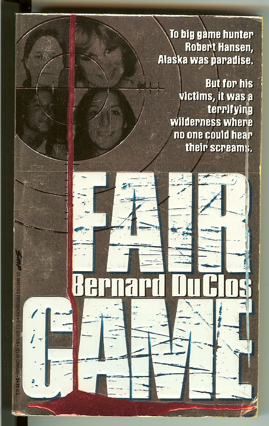 Book cover for Fair Game true-crime paperback