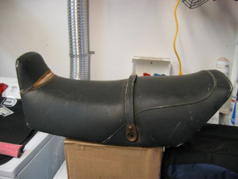 1985 Ford LTD Crown Victoria - Used motorcycle seat for sale, condition as pictured. Appears to be for a vintage bike.