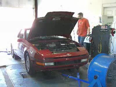 1991 Ford Probe - 114whp 126wtq from a mustang dyno on the stock engine