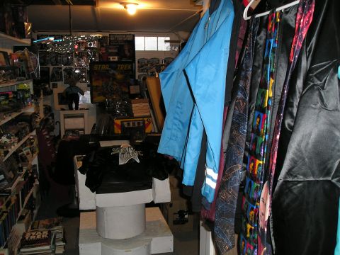 1984 Pontiac Fiero - A room dedicated to Star Trek memorabilia, various collectibles and apparel.