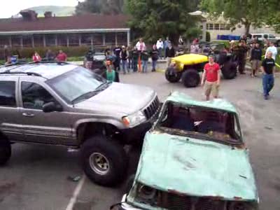 1998 Ford Ranger - Adam driving up the volvo