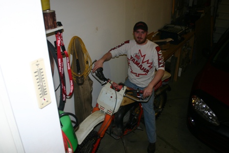 1990 Ford Bronco - mat and his new bike
