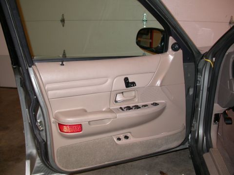 2001 Ford Crown Victoria - Tweeter installed on upper door panel