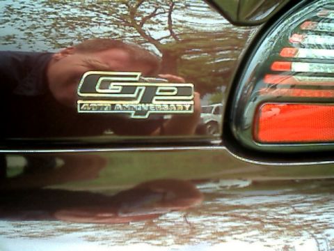 2002 Pontiac Grand Prix - The 40th Anniversary emblem is visible on the rear quarter panel of a 2002 Pontiac Grand Prix.