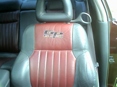 2002 Pontiac Grand Prix - The "GP 40th Anniversary" badge is visible on the seat of this car's interior.