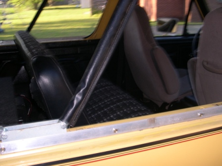 1982 Ford Bronco - Interior of a 1982 Ford Bronco, showing the seats and door panel.