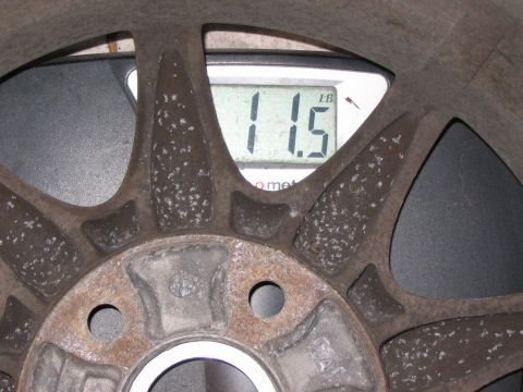 1994 Mazda 626 - Rim on my scale.