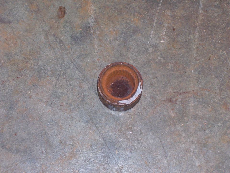 Close-up of one of the caps.