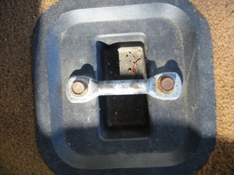 1988 Ford Bronco - Back seat floor latch.