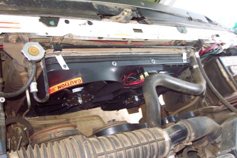 1996 Ford Bronco - Flex-A-Lite Model #295 Electric Cooling Fan Installation. (4/29/2006)