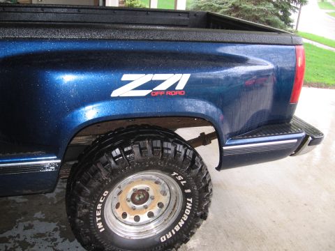 1995 GMC Sierra 1500 - 33/12.5R16 TSL Thornbirds