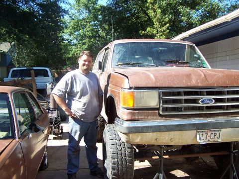 1987 Ford Bronco - I'm 6' tall, just for reference