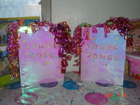 1993 Ford Bronco - Gift bags for LORAN ROSE and TAYAN JAMES are ready for a celebration.