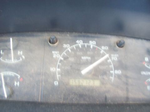 1994 Ford F-150 - Dashboard view of a 1994 Ford F-150, showing the speedometer and other gauges.