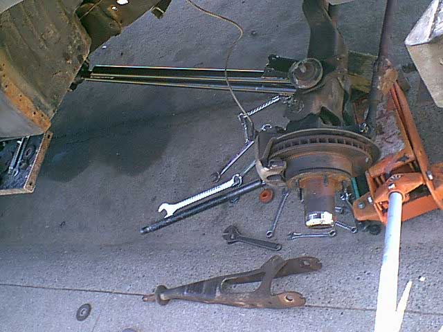 here is the new arm installed and the old one below.