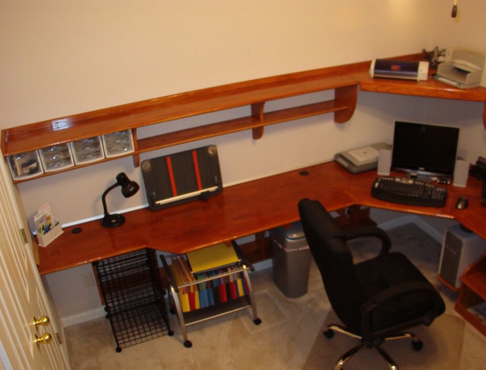 She's finished moving her stuff back, but it's not nearly as cluttered as it used to be.