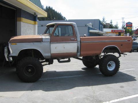 1976 Ford F-150 - hand sanded getting ready to paint