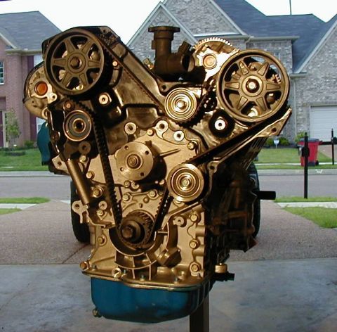 1995 Ford Probe - Rebuilt Engine Front no Timing cover,
