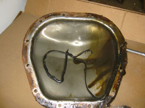1995 Ford Bronco - inside of cover when i took it off.