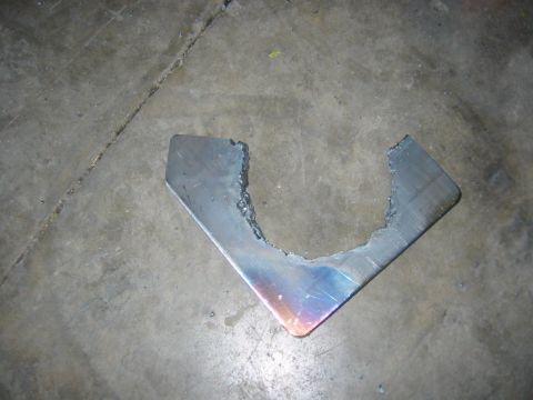 1995 Ford Bronco - i found a thouro writeup on putting disk brakes with a parking brake on a sterling. this is one of the spacers before i cleaned up the curv…