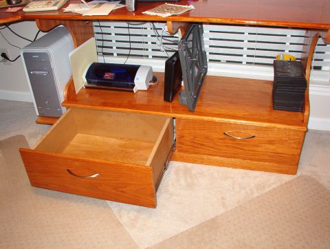 2004 Land Rover Land Rover - I used 100 lb 16" full-opening slides, which turned out to be necessary. Each drawer weighs 17 lbs empty. I also tilted the slides slightly…