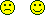 1996 Ford Crown Victoria - A visual representation of contrasting emotions using smiley face icons.