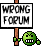 1996 Ford Crown Victoria - A cartoon character protests being in the wrong online forum.
