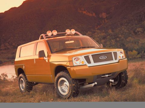 1993 Ford Bronco - This is a concept SUV with a Ford badge on the grille, not a 1993 Bronco.