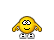 1998 Ford Crown Victoria - A simple graphic of a smiley face with arms and legs against a light blue background.