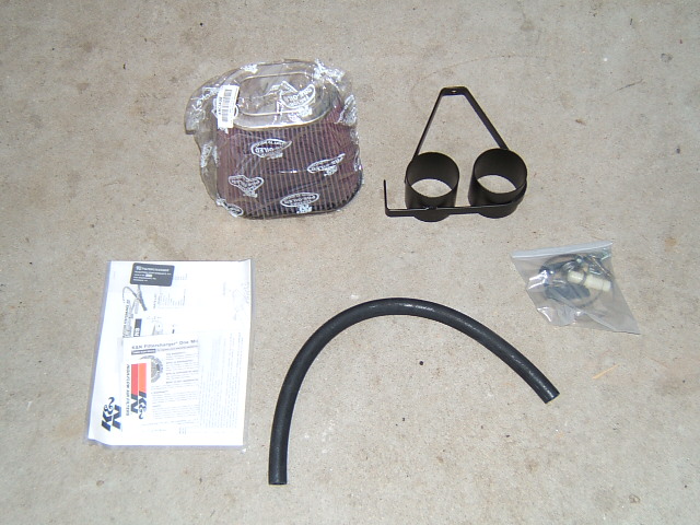 All the parts that came with the pack.