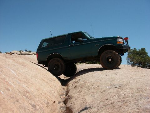 1996 Ford Bronco - And over.