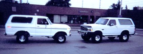 1978 Ford Bronco - DUELLING BRONCOS 1978 VS THE 1996 BEGINNING AND THE END OF HISTORY