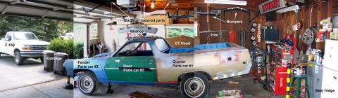 1971 Ford Ranchero - A nice panaramic view. Just like the Grand Canyon.