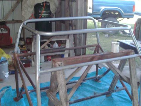 1984 Ford Bronco - Rustoleum "Hammered" in silver applied with a brush