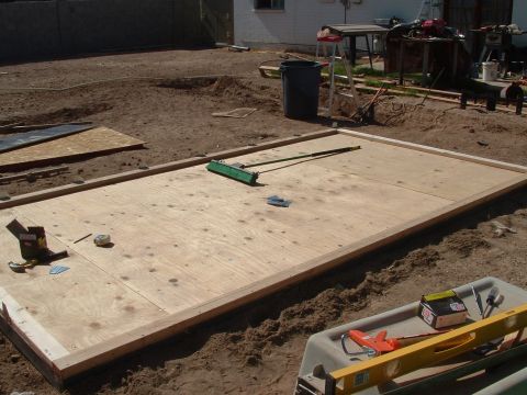 1990 Ford Bronco - Base of the shed, looking at the back corner.