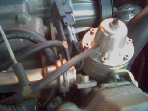 1996 BMW Z3 - auxilliary fuel pressure regulator, stock fuel regulator and boost sensing switch for vapor injection