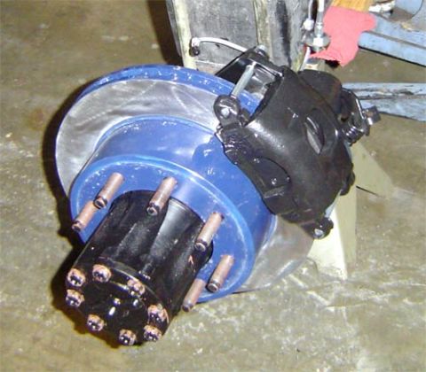 1994 Ford Bronco - Butlers Dodge rotor swap using GLO brackets