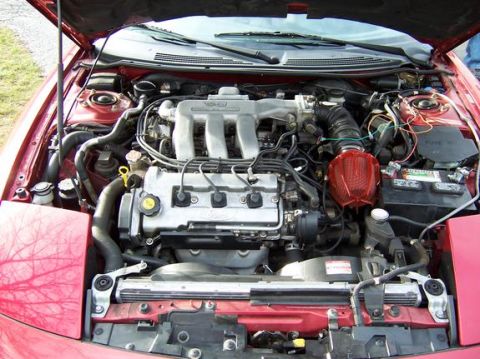 1996 Ford Probe - Engine before a few more items, and sporting my old Weapon-r Intake