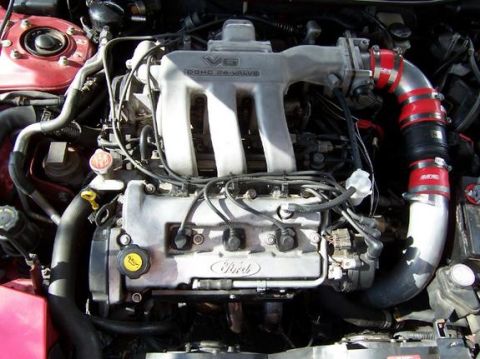 1996 Ford Probe - Engine after Hotshot Intake and SS Headers