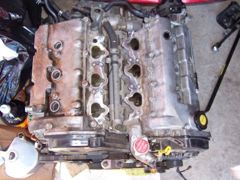 1996 Ford Probe - The motor before the rebuild..