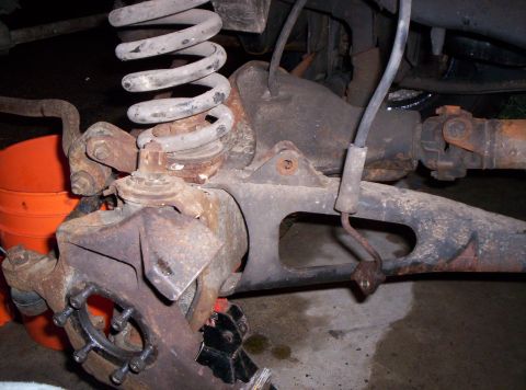 1986 Ford Bronco - Old Spring & Brake Line