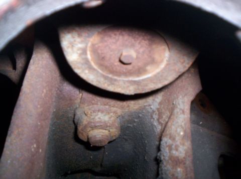 1986 Ford Bronco - Inside of Radius Arm Mounting bolt