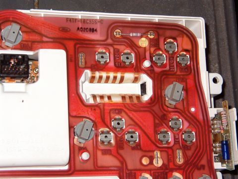 1983 Ford Bronco - The module slides down & locks in place. IF THE IMAGE IS TOO SMALL, click it. The power feed for the module comes out to the lower L termin…