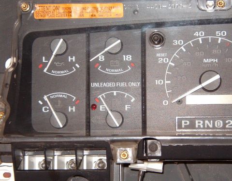 1983 Ford Bronco - The cluster is ready to install, without any modification to the rest of the truck. If it ever gets replaced with an unmodified cluster, th…
