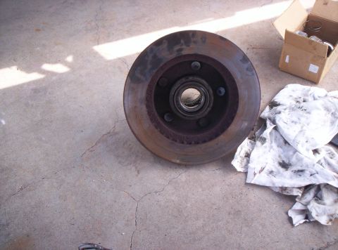 1986 Ford Bronco - Backside of the Old Rotor