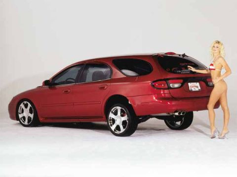 1998 Ford Taurus - Taurus Wagon with hydraulics, rear view