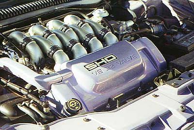 1998 Ford Taurus - Engine picture from Damien Franczek's 1996 SHO. Notice the nice detail to painting.