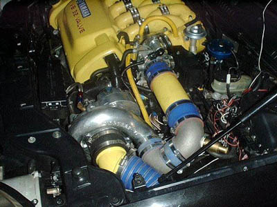 1998 Ford Taurus - Carter Arkan's blown Gen. 3 SHO; pic of the blower