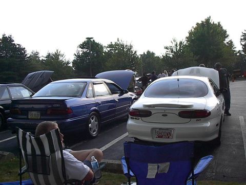 1998 Ford Taurus - Rear shot of Stormtrooper's Gen. 3 SHO; notice the svt badge