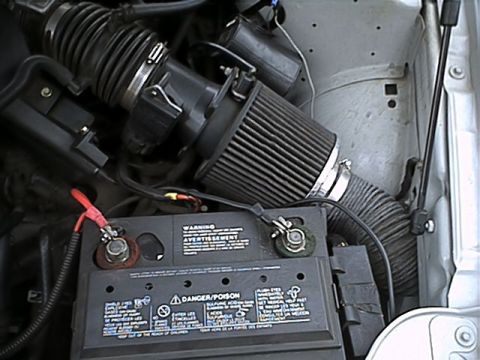 1998 Ford Taurus - My autophysics CAI setup. It is kind of dirty in this picture. 3/15/02